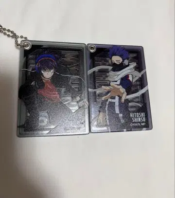 히로아카 지로 쿄카 신소 히토시 아크릴 거울 키링