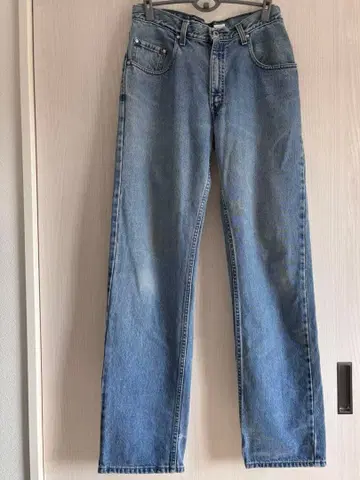 실버 탭 스트레이트 릴랙스 데님