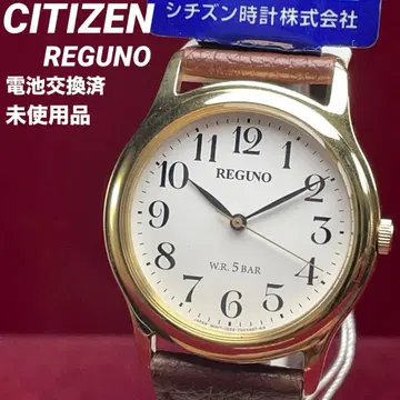 미사용 CITIZEN REGUNO 쿼츠 배터리 교환 완료 일본제 무브먼트