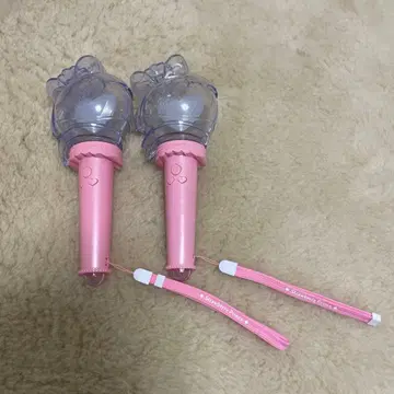 핑크 아이스크림 콘 응원봉