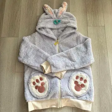 도쿄디즈니씨*스텔라루 복슬복슬 후드티 M