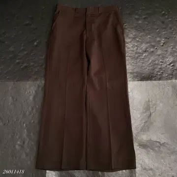 USA제 80's HAGGAR 슬랙스 브라운 계열 TALON