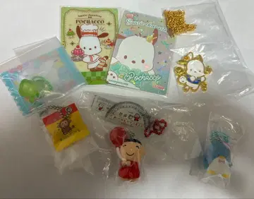 포차코 타보 사무 원숭이 몽키치 8세트 카드 키링