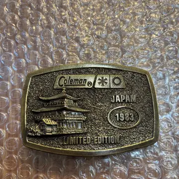 빈티지 콜맨 벨트 버클 일본 1983년