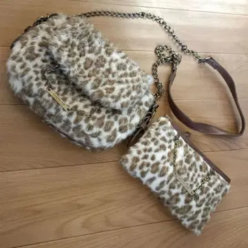 사만사베가 레오파드 무늬 가방 파우치 세트 Samantha vega