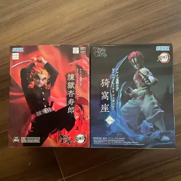 렌고쿠 쿄쥬로 아카자 XrosLink 피규어 세트 귀멸의 칼날