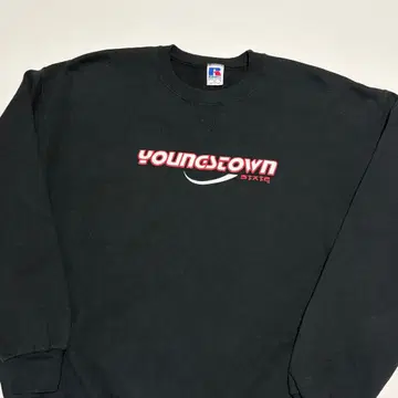 90s 러셀 맨투맨 MEXICO제 칼리지 블랙