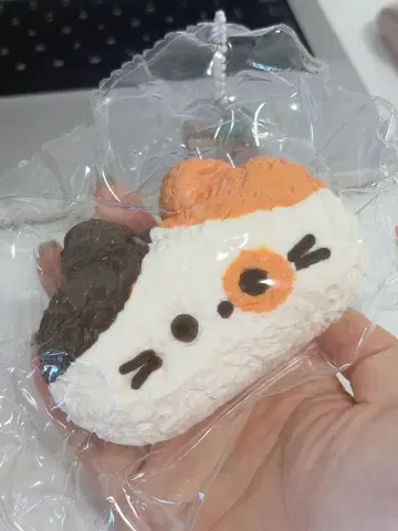 스트레스 해소 굿즈 스퀴즈 고양이 얼굴 완구