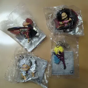 원피스 피규어 키링 루피 샹크스 로저 상디