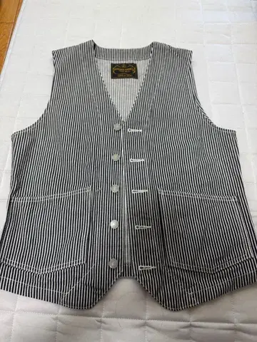 코지마 청바지 데님 베스트 하프 베스트 히코리