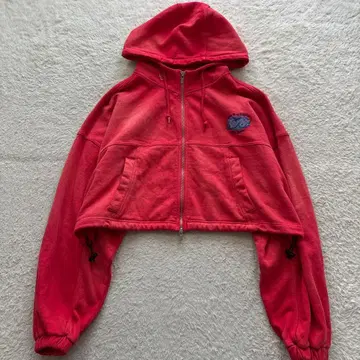 계속 한밤중이면 좋을 텐데 음양 빈티지 집업 후디 숏 기장