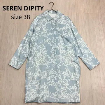 SEREN DIPITY 세렌디피티 올 패턴 스텐카라 코트 38