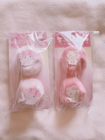 헬로키티 마이멜로디 꾸미기 폼폼 머리끈 산리오 헤어 액세서리