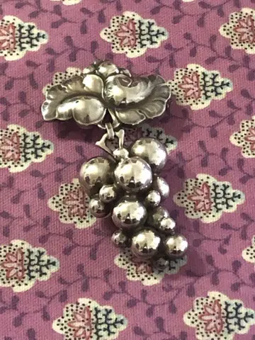 조지 젠슨 Georg Jensen 브로치 포도 217B