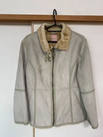 00s Archive B3 페이크 무스탕 플라이트 자켓 보아 y2k