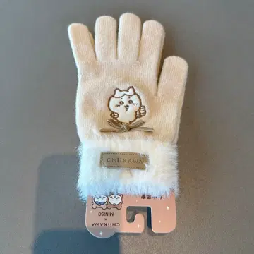 치이카와 중국 miniso 한정판 곰 장갑 하치와레