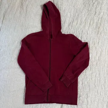 adidas athletics 버건디 레드 풀 집업 후드티