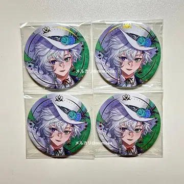 [니지산지] 할로윈 2024 금박 캔뱃지 (무라쿠모 카게츠)