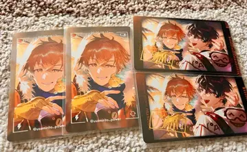 니지산지 리토테츠 사진풍 카드 우사미 리토 사에키 잇테츠