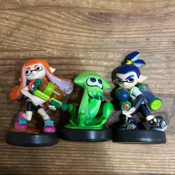 스플래툰 amiibo 3체 세트