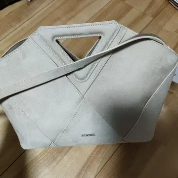 FENNEL 라이트 베이지 스웨이드 원단 백