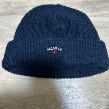 NOAH 니트 모자 네이비