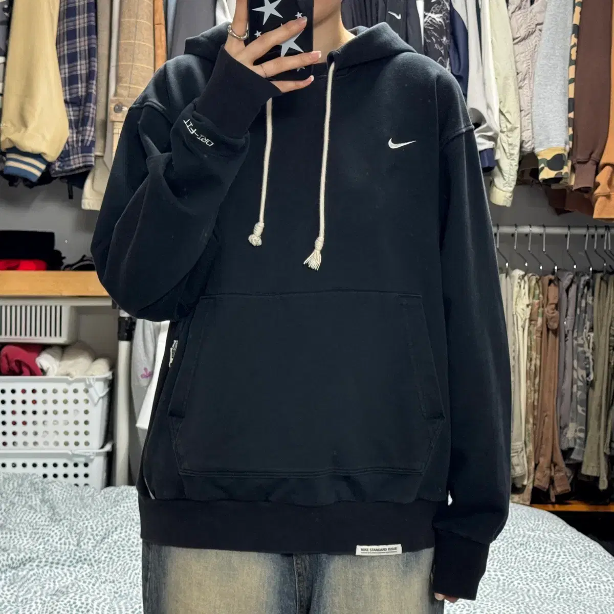 nike double swoosh hoodie women's