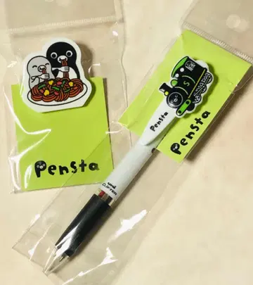 Suica 펭귄 클립 & 볼펜