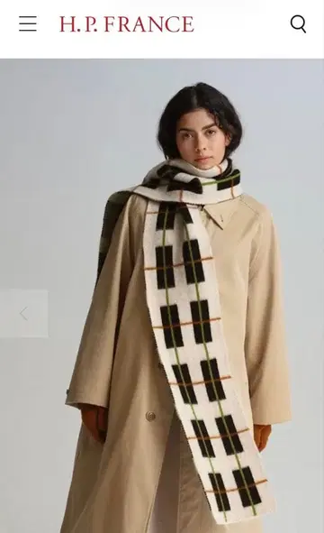 Jo Gordon 체크 니트 머플러 38,500엔 현행 모델