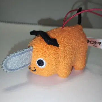 체인소 맨 포치타 앉아있는 마스코트