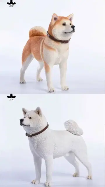 JXK 007 아키타견 2종 피규어 초 리얼 입상