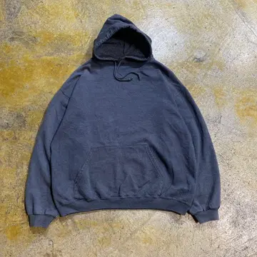 굿 페이드 y2k 00s JERZEES 저지 무지 후드티 XL