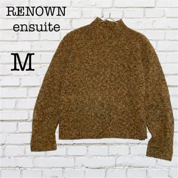 언타이틀 엔스위트 모헤어 니트 울 믹스 컬러 [ M ] 브라운