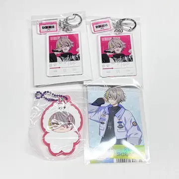 에이트 타워 레코드 콜라보 카페 화이트 빛 류이 아크릴 키링 미니 포토