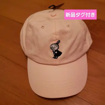 미사용 새상품 리틀무이 자수 핑크 야구 모자 무민 일본 미발매