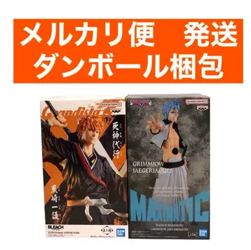 BLEACH 쿠로사키 이치고 그림죠 재규어잭 피규어 2체 세트