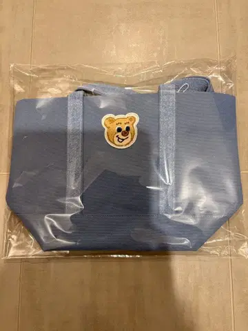 [ 새상품 ] FEILER 올드 테디 와펜 토트백 [ 소 ] 라이트 블루