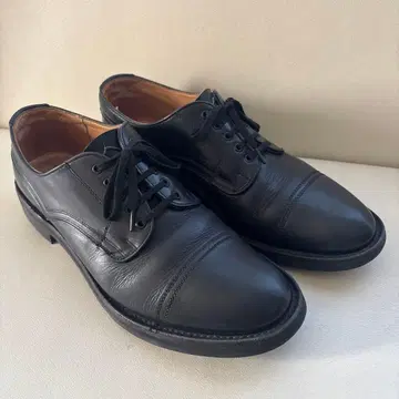 BEAMS 빔즈 스트레이트 팁 블랙 영국제 8.5