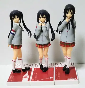 케이온! 피규어 3개 세트 나카노 아즈사, 아키야마 미오