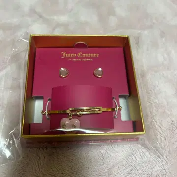 Juicy Couture 귀걸이 목걸이 세트 하트