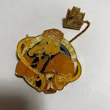 주술회전 나나미 켄토 핀 배지 (체인 포함)