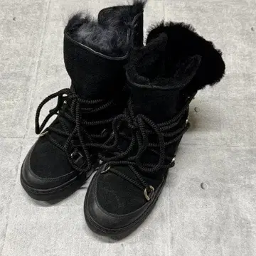 새상품 정가 27500엔 FAEDA 무스탕 마운틴 부츠 기모 파에다