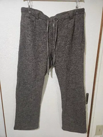 Y's 울 니트 팬츠 브라운 요지 야마모토