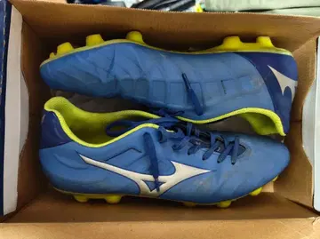 미즈노 축구화 파랑/노랑 스파이크