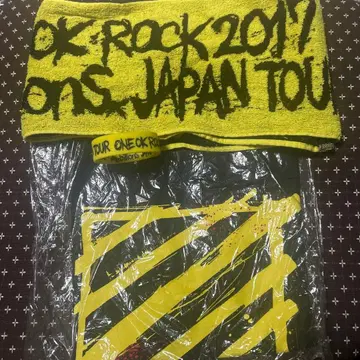 ONEOKROCK 2017 TOUR 투어 티셔츠 타월 러버 밴드