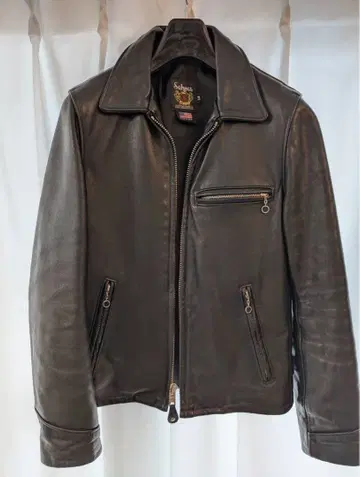 [ 새상품급 ] Schott 싱글 라이더 트래커 자켓 34 [ 소가죽 ]