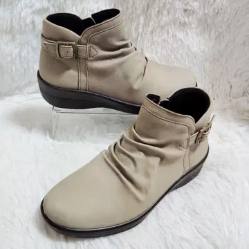 아킬레스 솔보 4E/22.5cm 미사용 사이드 지퍼 벨트 포함