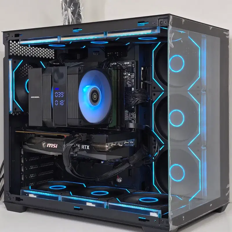 (새제품 반본체 블랙)9800X3D, 방송 게이밍컴퓨터본체