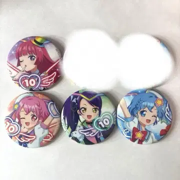 프리파라 마루쿠지 10주년 캔뱃지