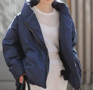 Noble 다운 자켓 숄카라 사이즈 38 2025